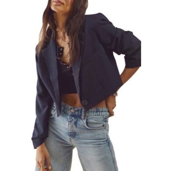 Free people block party blazer - Picture 1 of 3